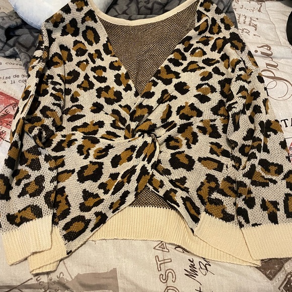 Leopard Sweater - Picture 1 of 2